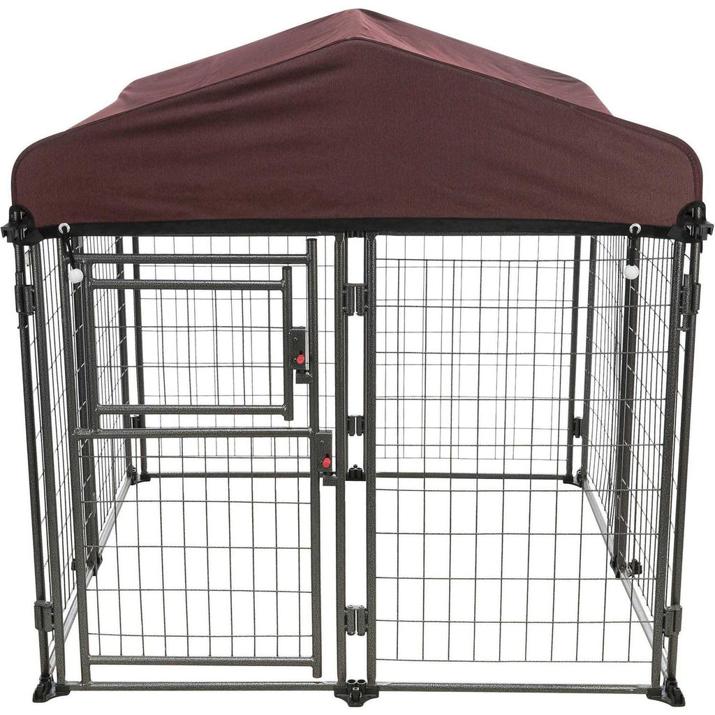 Deluxe Outdoor Dog Kennel with Cover K420