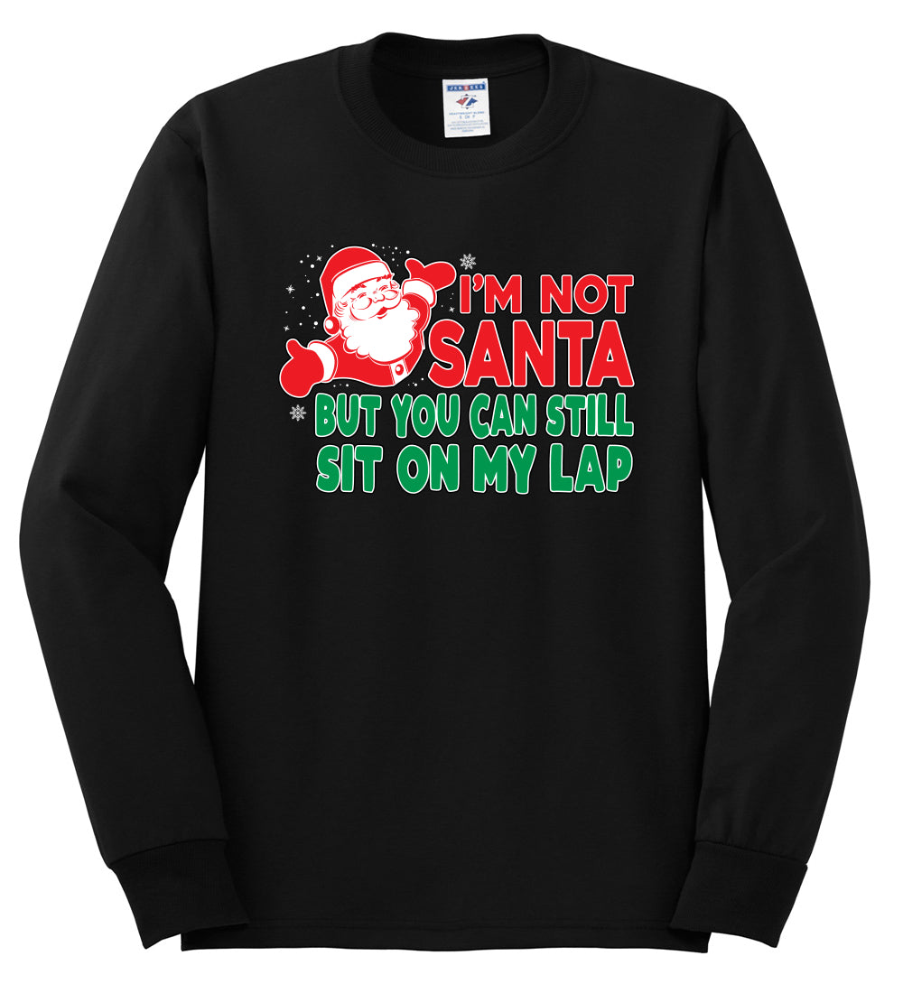 Black Long Sleeve Christmas Shirt E598