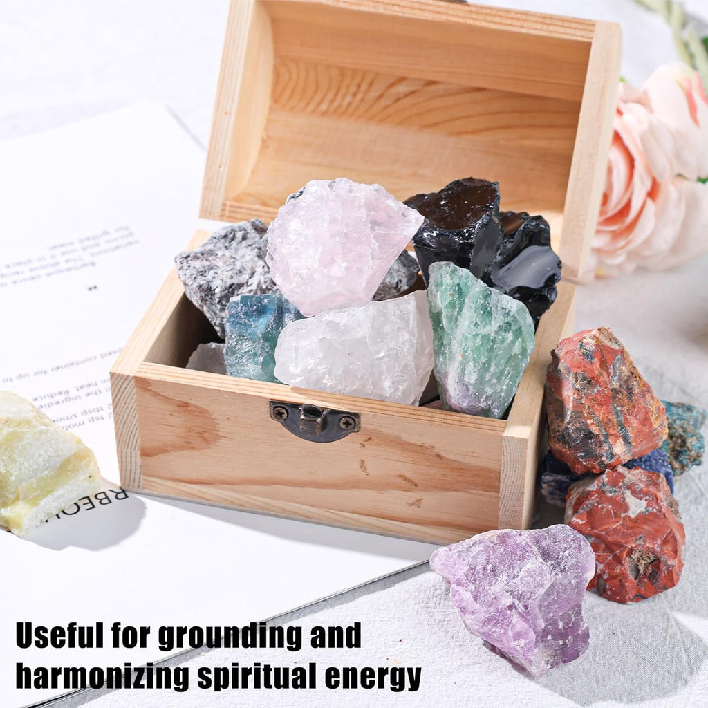 3LB Assorted Natural Stone Mix Raw Gemstone Rough Stones Crystals C5535