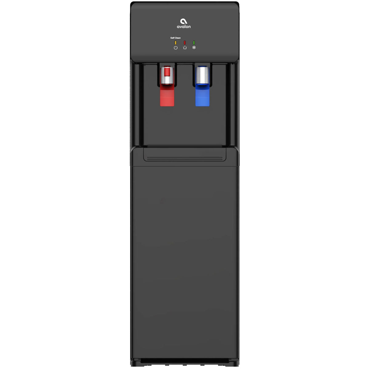 Black Self Clean Touchless Bottle Less Hot/Cold Water Cooler M207