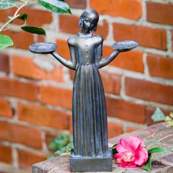 Large 37" Outdoor Garden Bird Girl Statue N4004