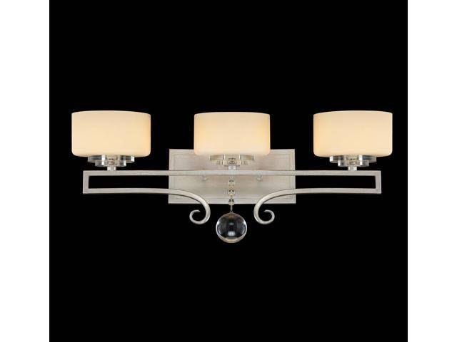Silver Sparkle 3 Light Bath Bar E604