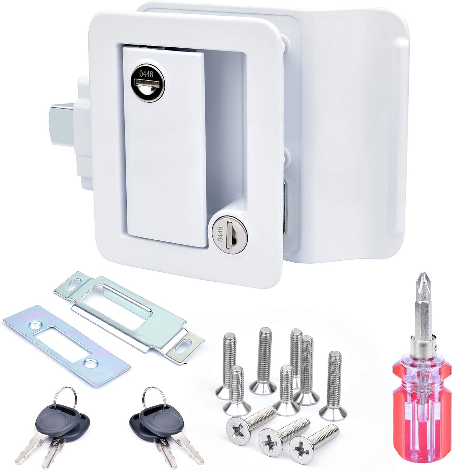 2-Pack RV Door Locks with Paddle Deadbolt U516289
