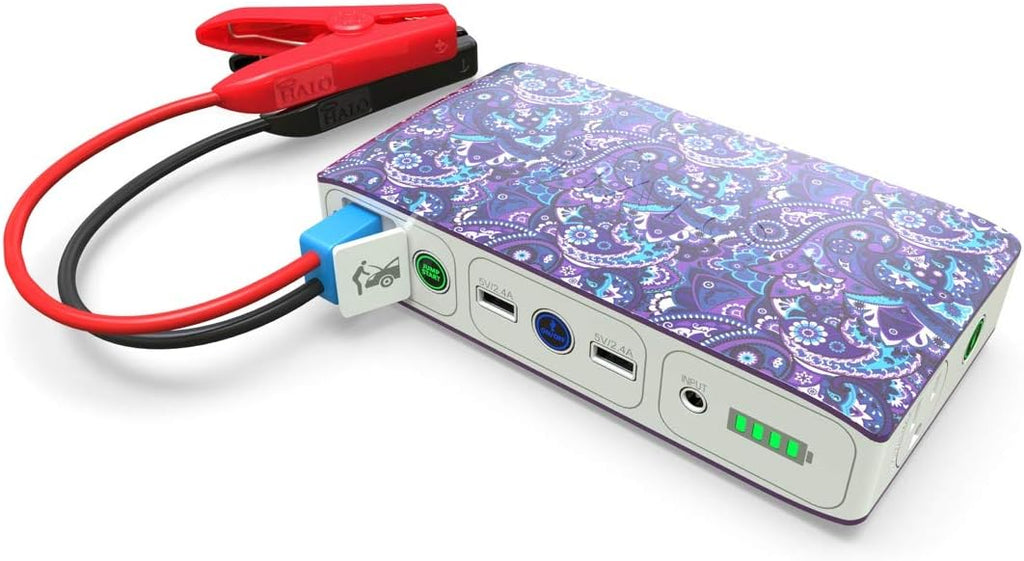 Portable Phone Laptop Charger Car Jump Starter with AC Outlet, Blue Graphite, Pack of 2 C936