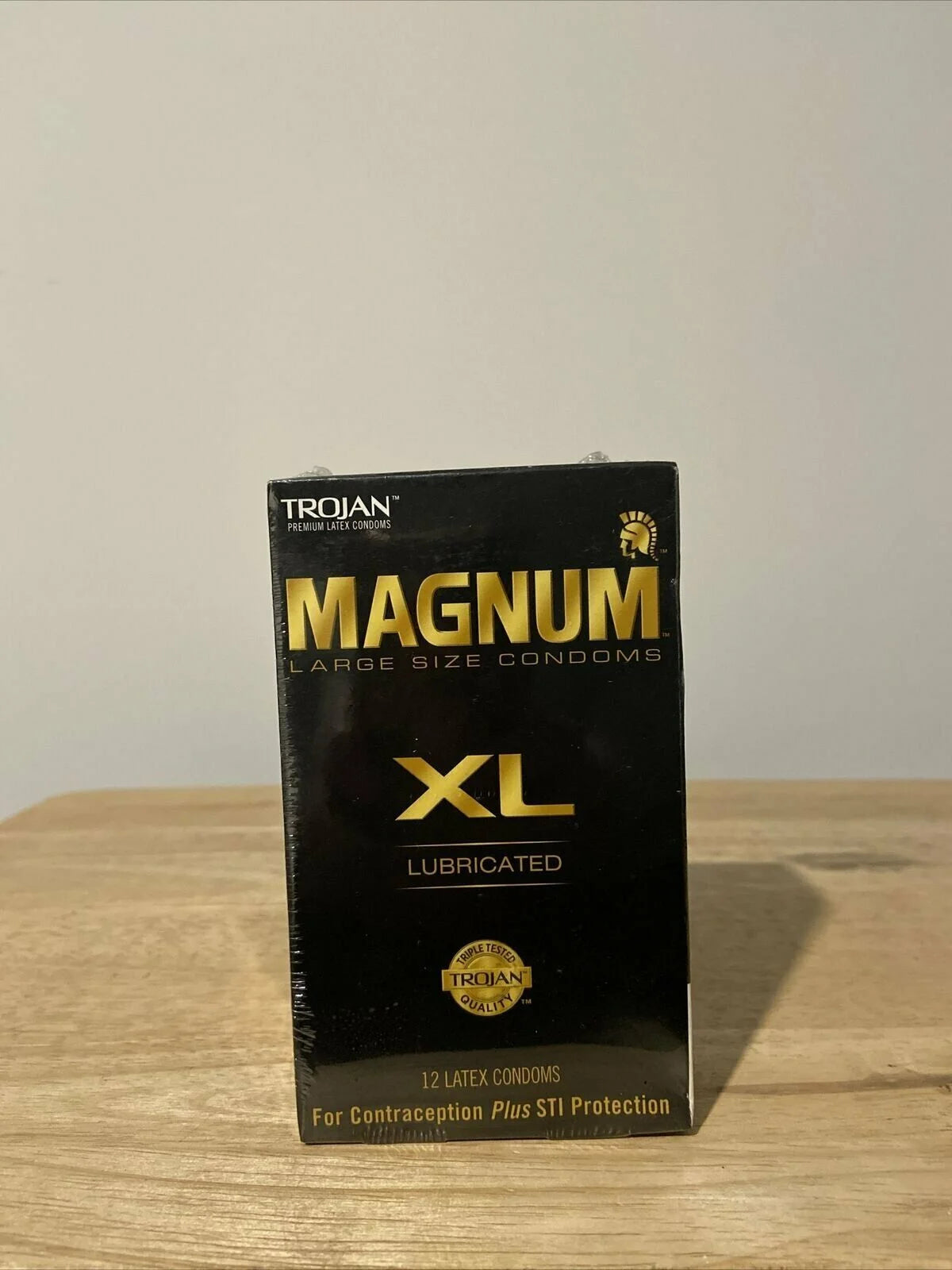 Magnum XL Lubricated Latex Condoms 12 Each (Pack of 3) E17664