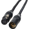 12V DC Power Cable 4-Pin XLR-M to 4-Pin XLR-F - 10 Foot I82690