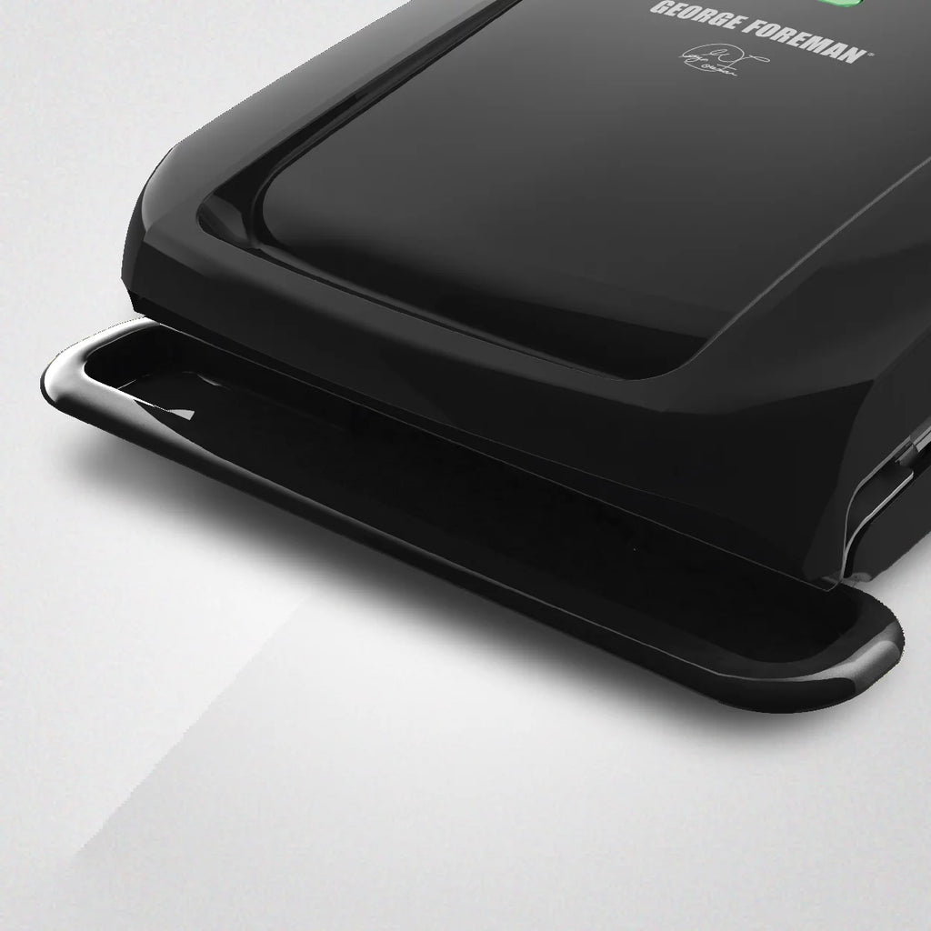 Black 4-Serving Removable Plate Electric Grill and Panini Press U843614