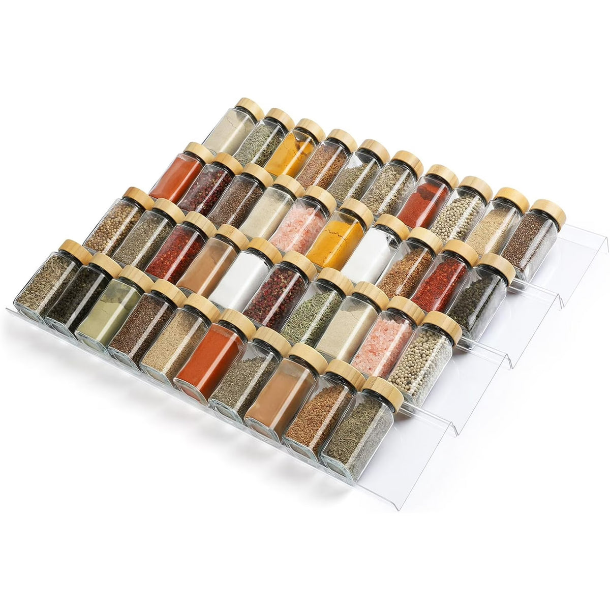 Clear Acrylic 4 Tier Spice Drawer Organizer S185141