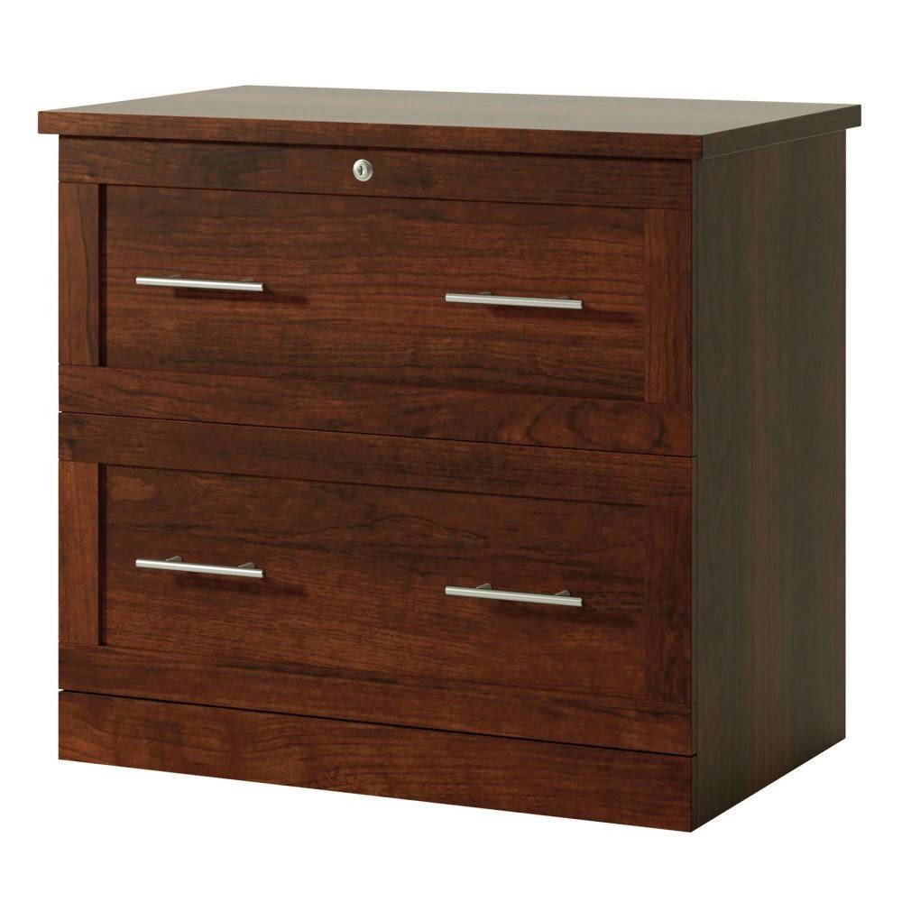 2-Drawer Lateral File Cabinet, Mulled Cherry T5953