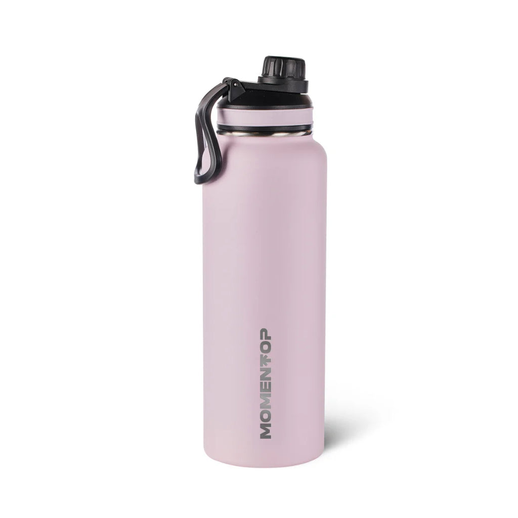 Pink 40 oz Hydration Bottle with 2 Lids R645
