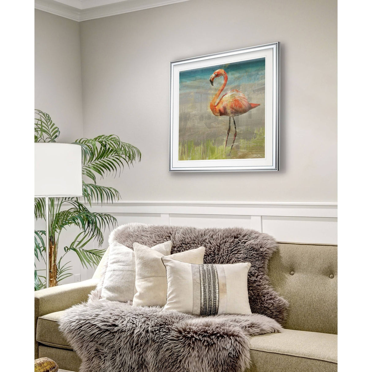 Framed Giclee Print 32 x 32 V747
