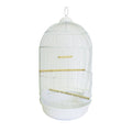 White Round Bird Cage O2832