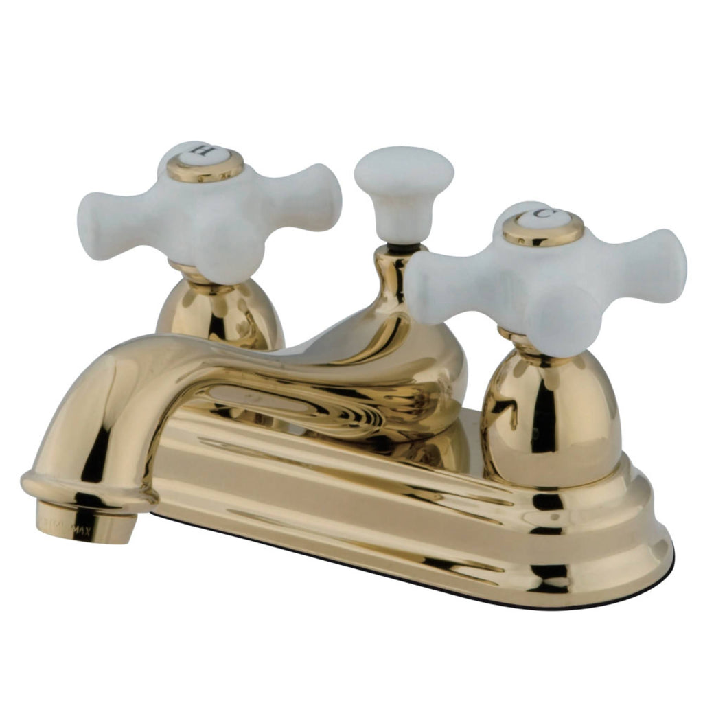 Polished Brass 4-Inch Centerset Lavatory Faucet J23211