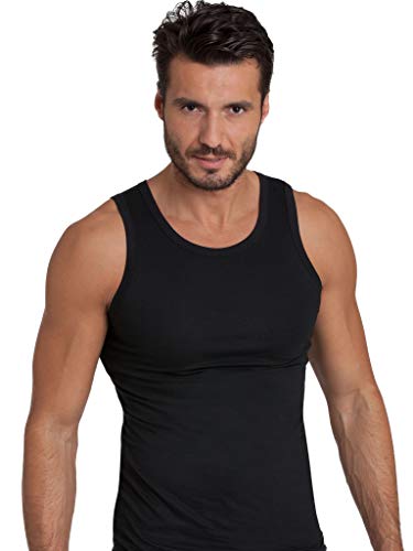 Merino Wool Blend Sleeveless Shirt Muscle Tank Top E715650