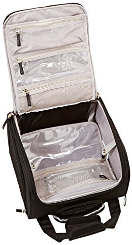 Black Large Upright Wheeled Carry-On Y384