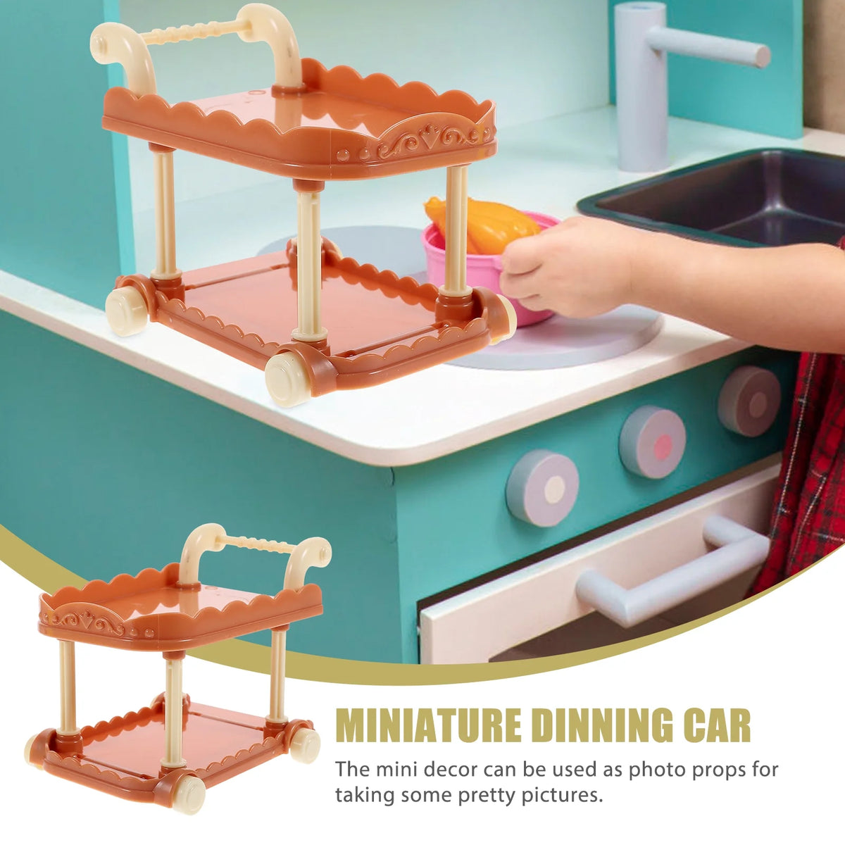 Miniature Kitchen Cart Dollies Z997
