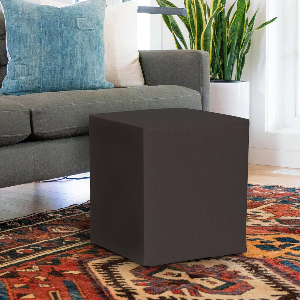 Charcoal Cube Ottoman N55425