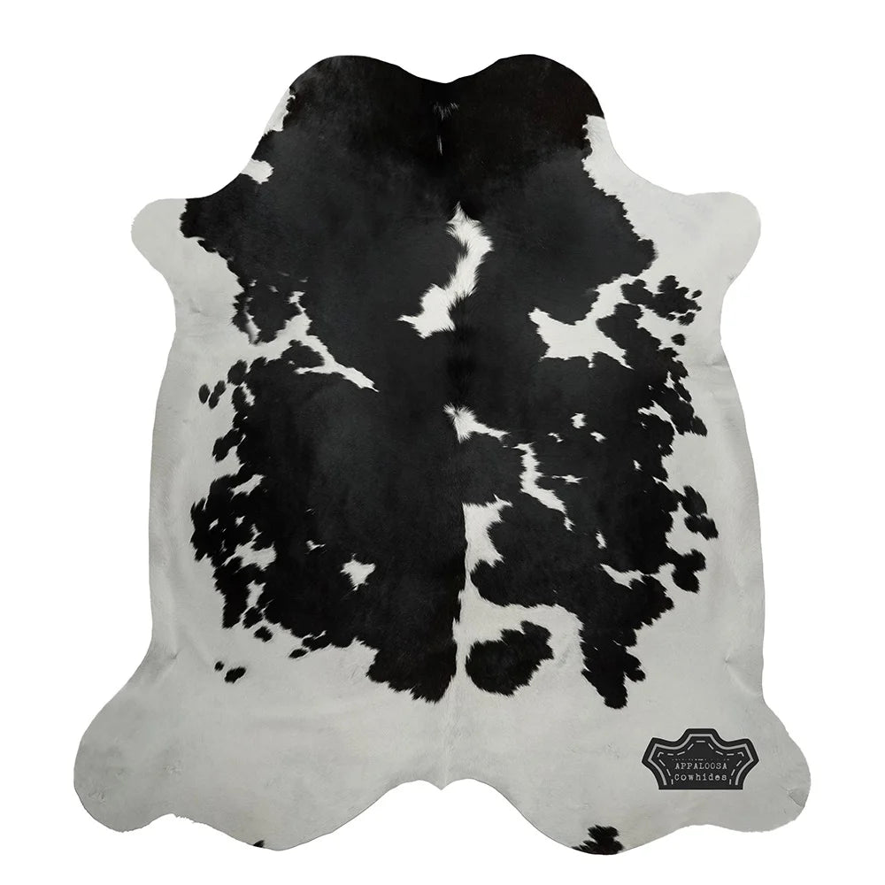Medium 5' x 7' Genuine Leather Cowhide Rug W42426