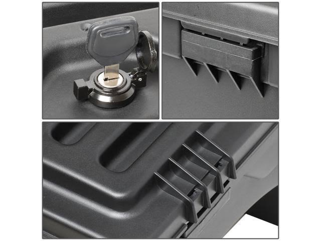 16 in Pickup Truck Bed Wheel Well Storage Tool Box with Lock and Key R21442