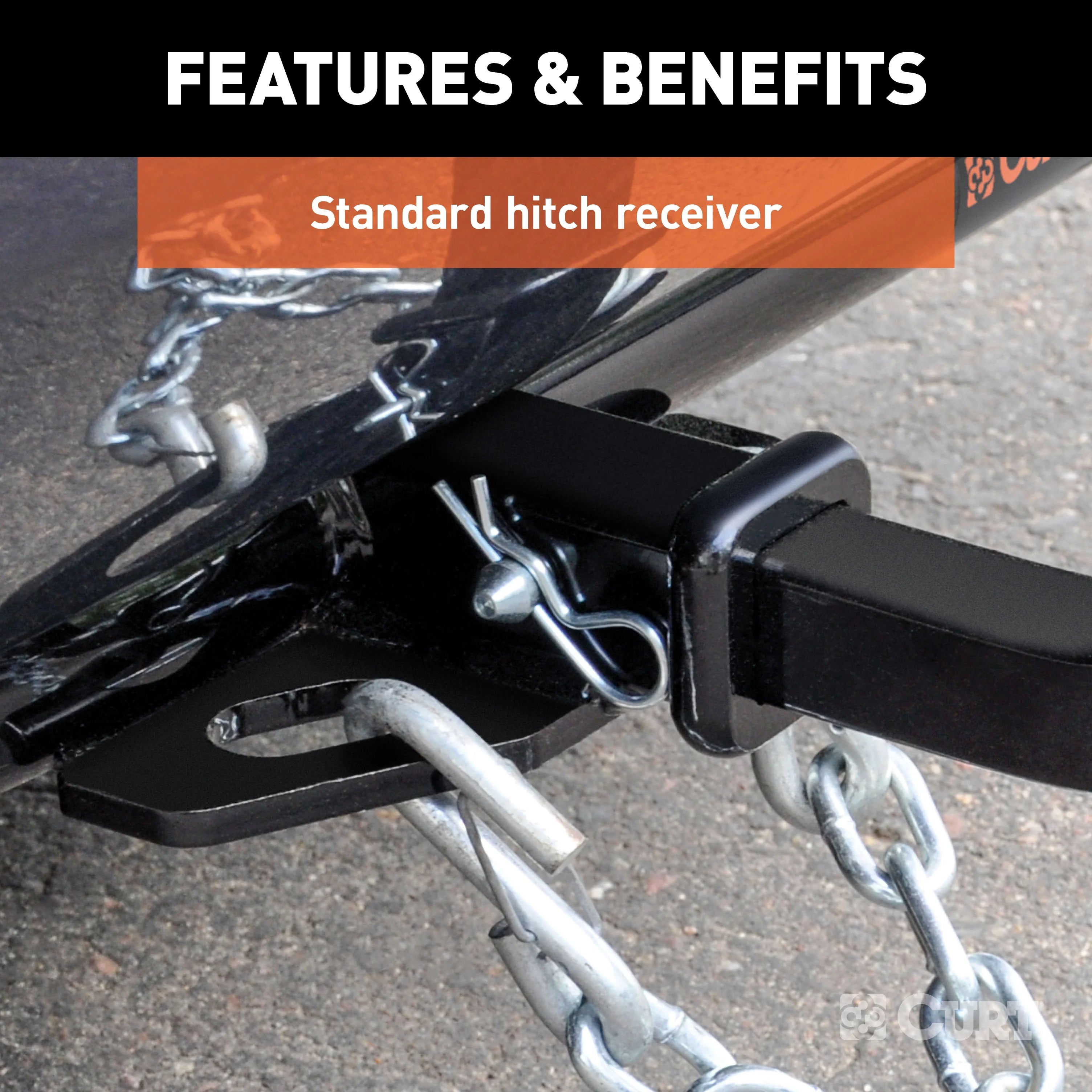 Class 1 Trailer Hitch with Installation Hardware, Pin & Clip R61141