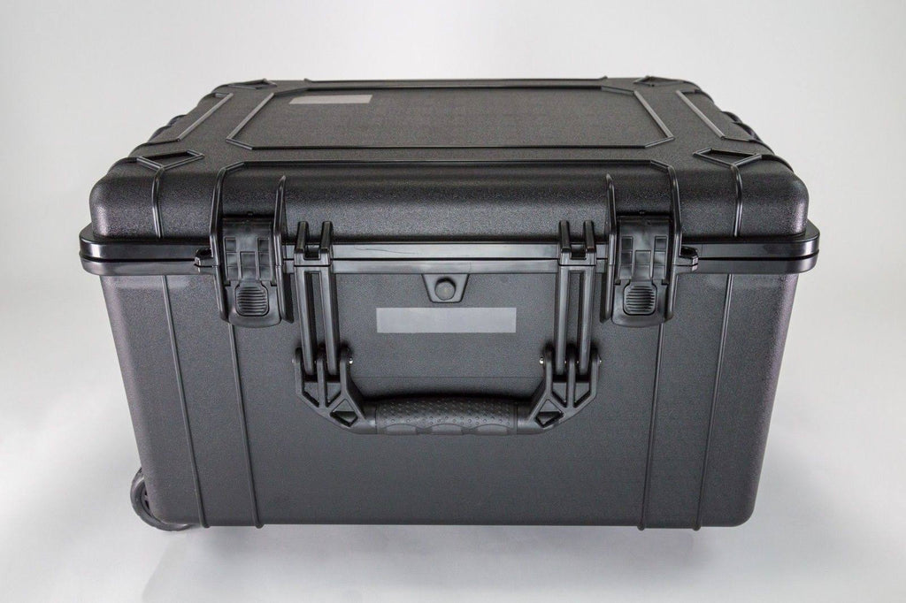 Black Hard Shell Rolling Storage Case I93222
