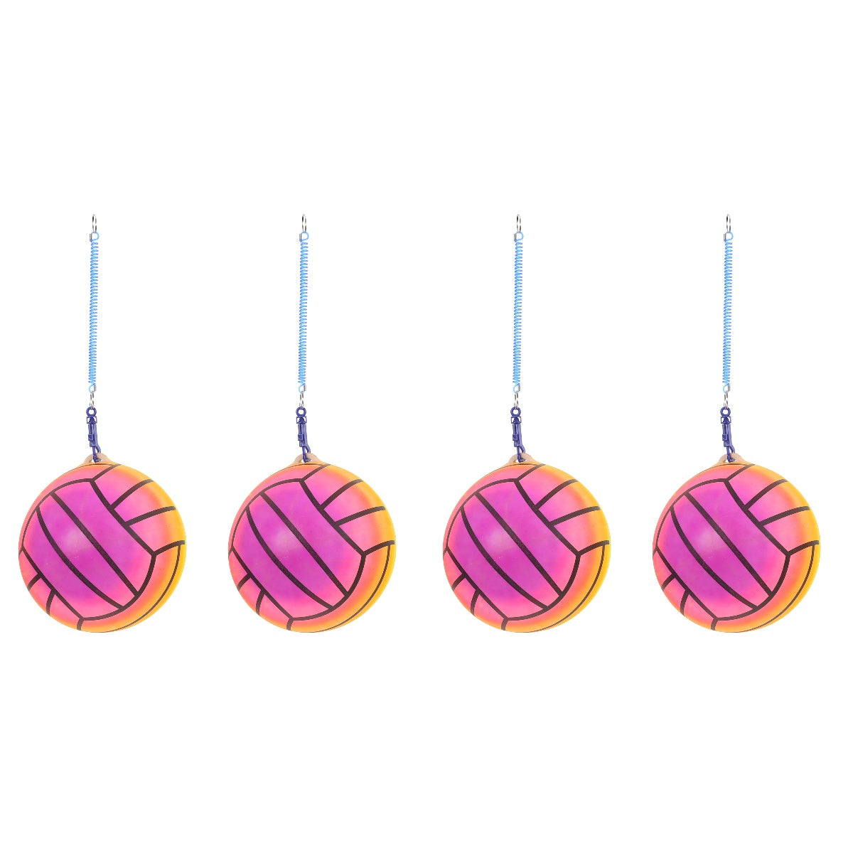 4 Pcs Pvc Inflatable Volleyball Toy Kickball T347700
