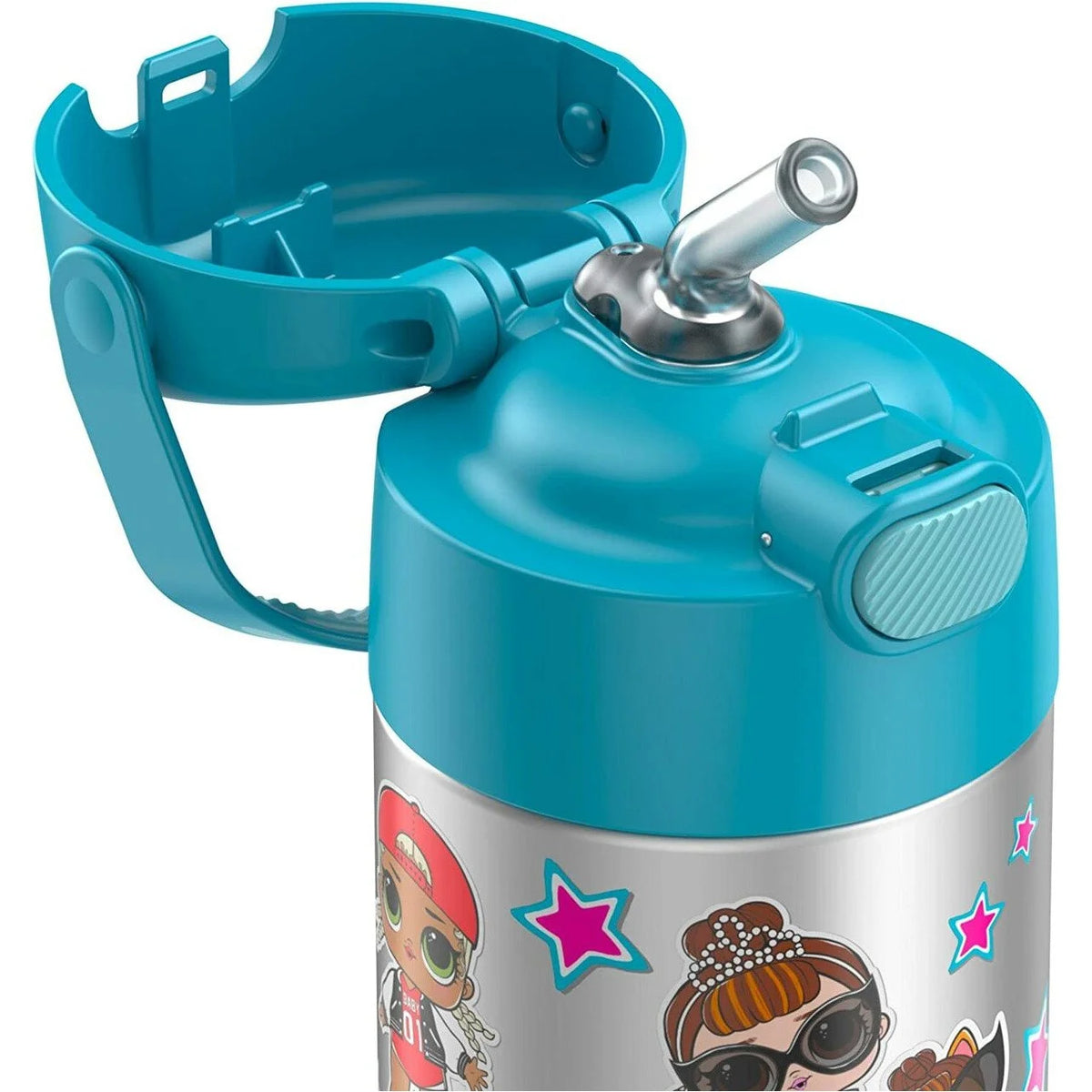 12 Ounce Stainless Steel Vacuum Insulated Kids Straw Bottle M805