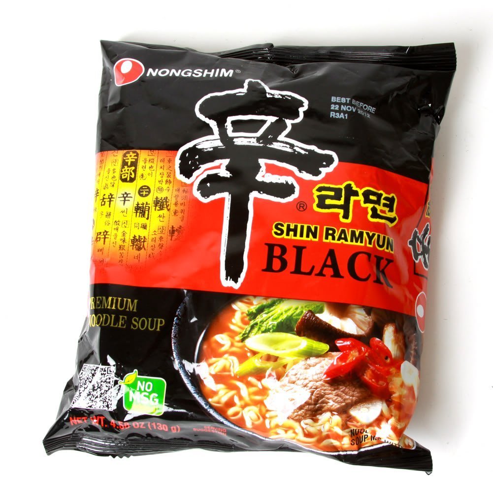 Nongshim Shin Ramen Black Premium Noodle Soup 5 Pack F731