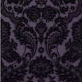 Gothic Damask Plum Wallpaper O7381