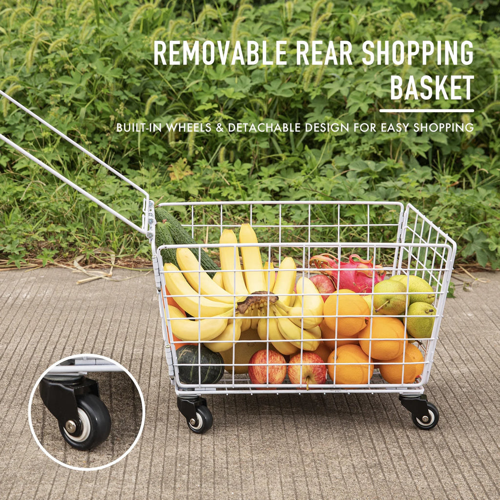 26Inch Single Speed Adult Tricycle 3 Wheel Cruiser Bike with Removable Wheeled Basket P45030
