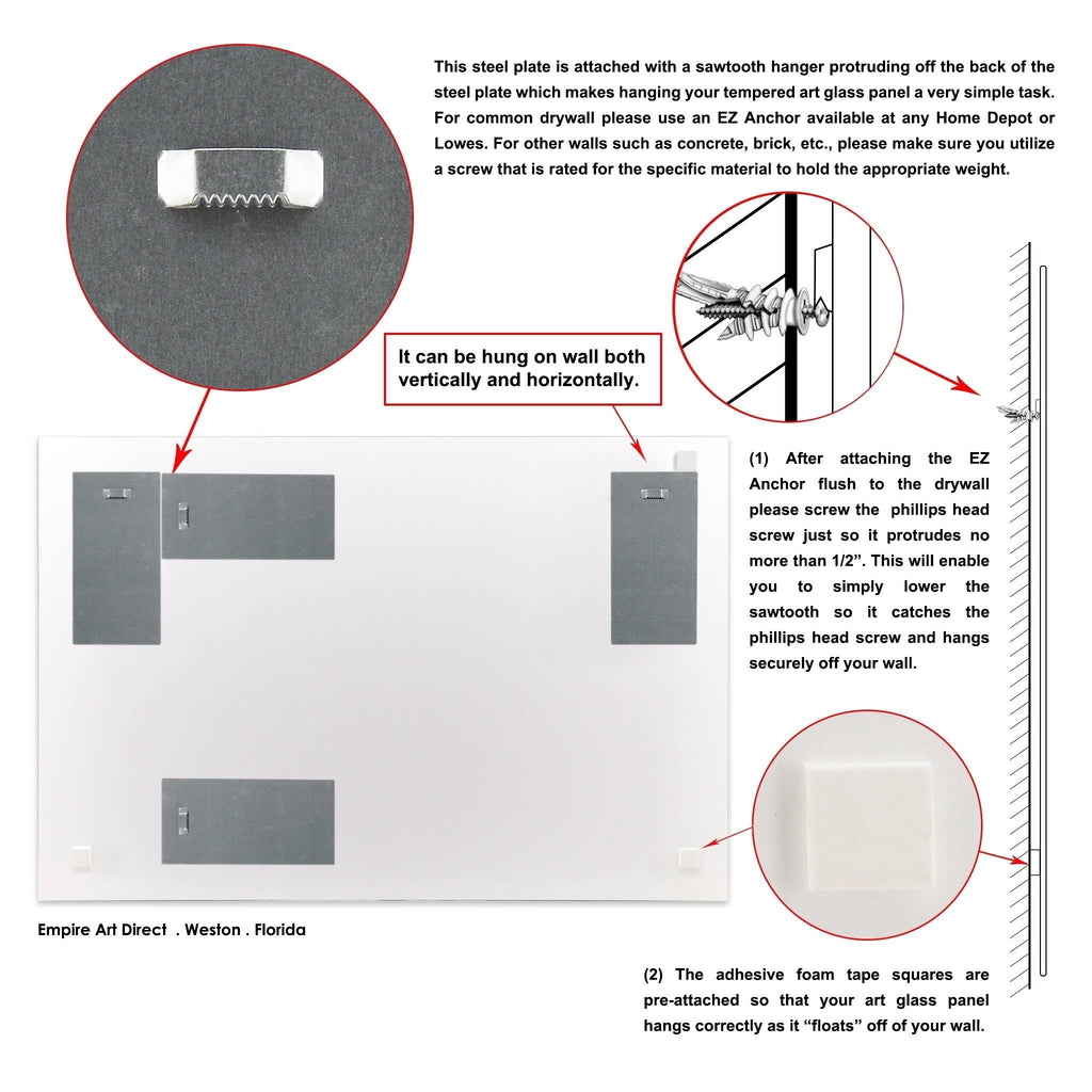 Frameless Printed Tempered Art Glass O998712