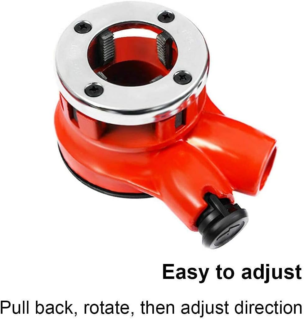 Ratchet Pipe Threader Kit with 6 Dies and Storage Case T8652