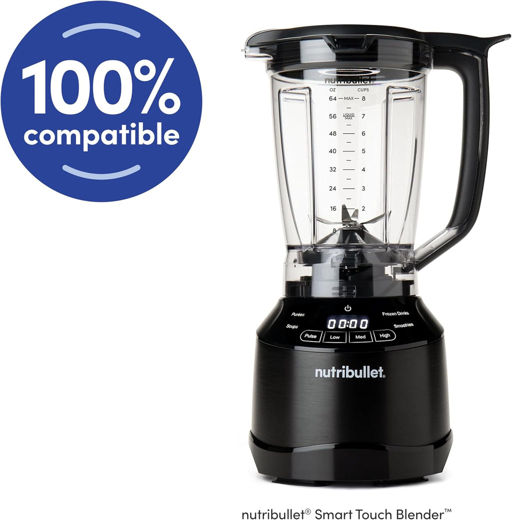 56 oz Clear/Black Pitcher Q43878