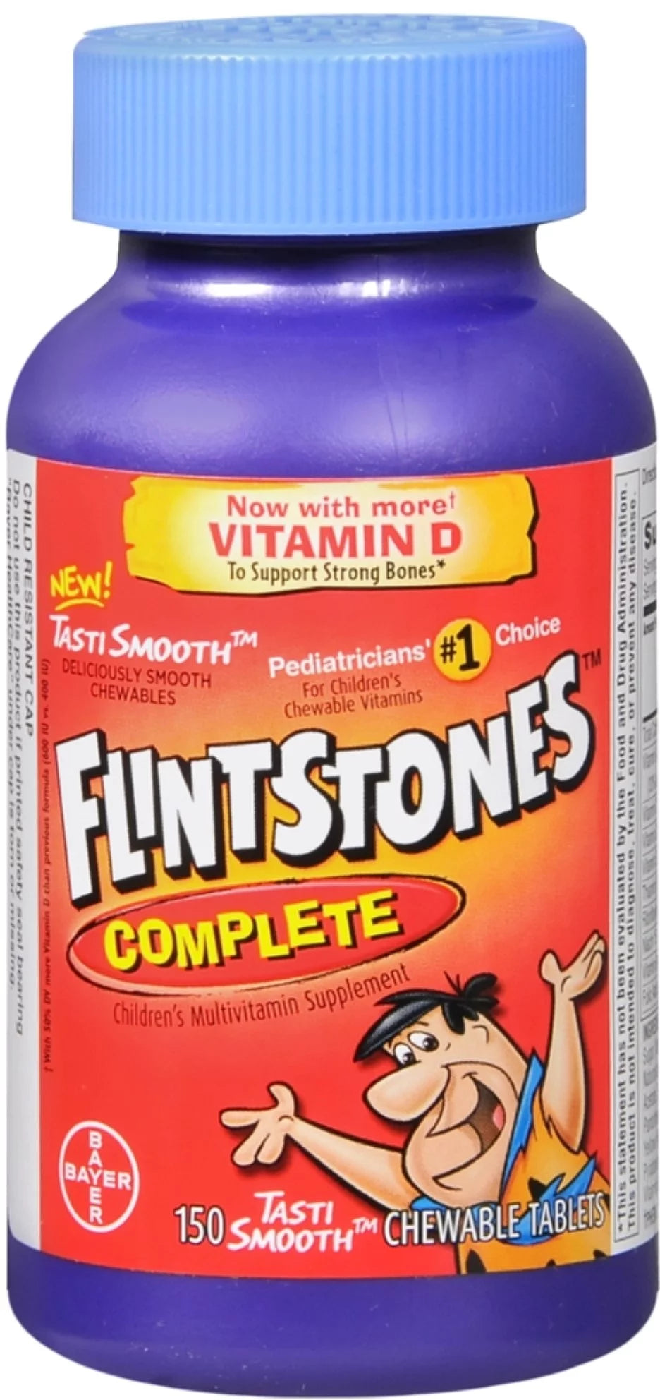 Flintstones Chewable Tablets Complete 150 Tablets (Pack of 3) J8235