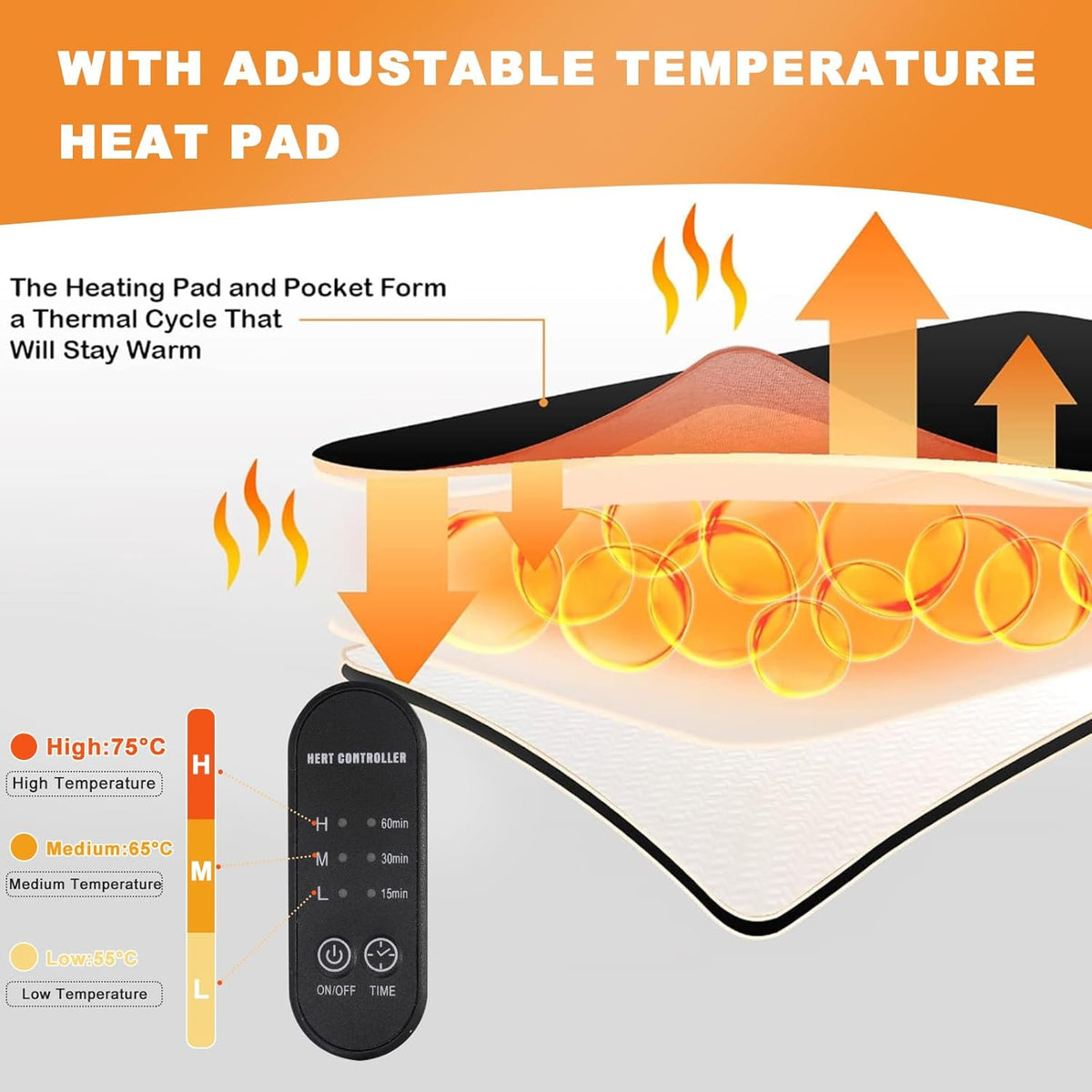 Heated Foot Rest with Washable Footrest Z1848