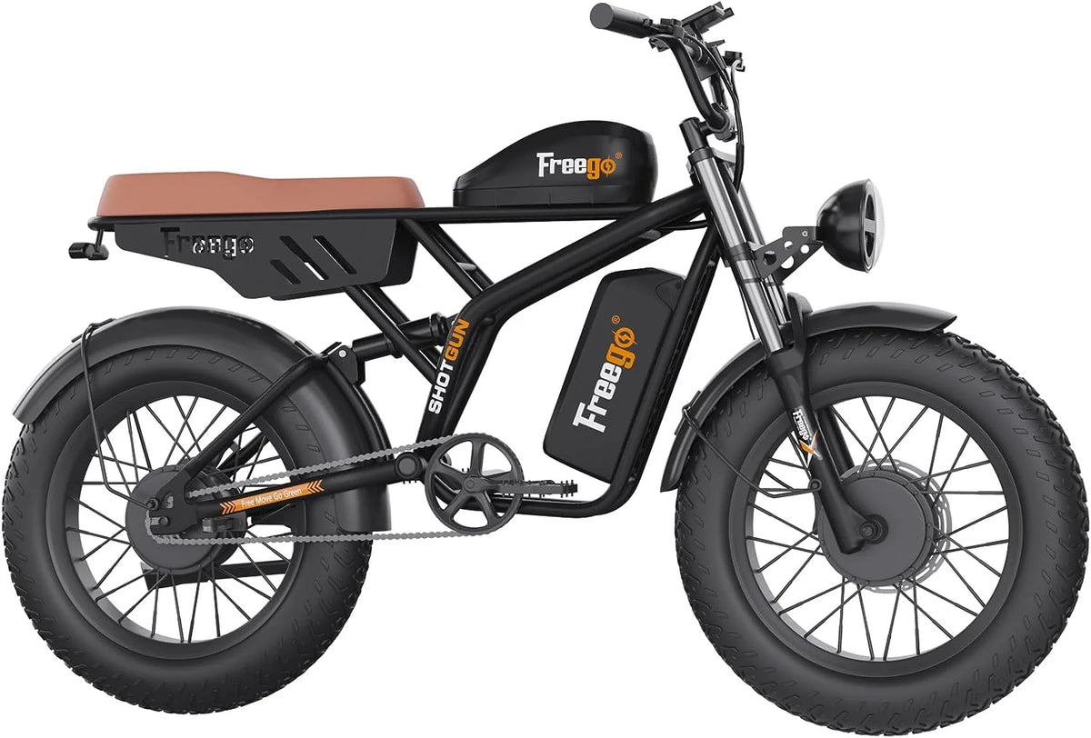 Dual Motor Dual Battery 2000W 48V 40Ah 55Ah 20"x4.0" Fat Tire Electric Bike J91317