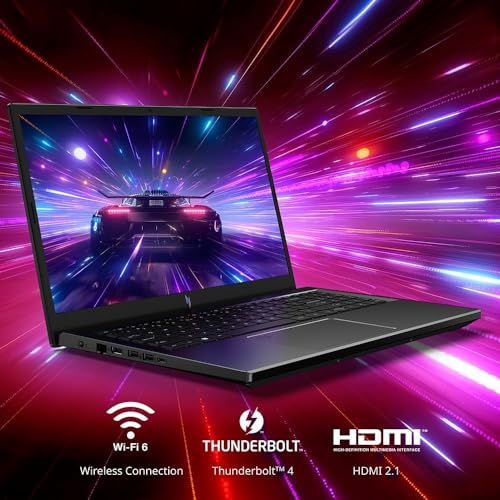 15.6" FHD 144Hz Gaming Laptop, i7-13620H, RTX 4060, 16GB DDR5, 1TB SSD, Black Y634364