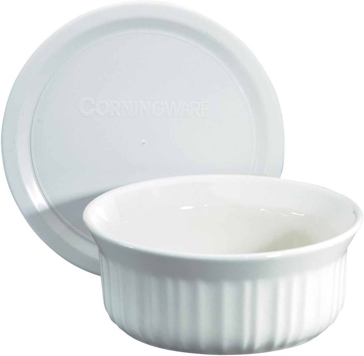 16-Ounce Round Dish with Plastic Cover, Pack of 2 D106064