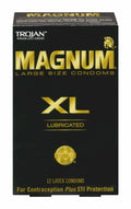 Magnum XL Lubricated Latex Condoms 12 Each (Pack of 3) E17664