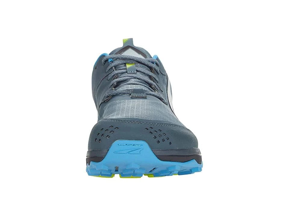 Blue/Lime Wide Trail Running Shoes E131