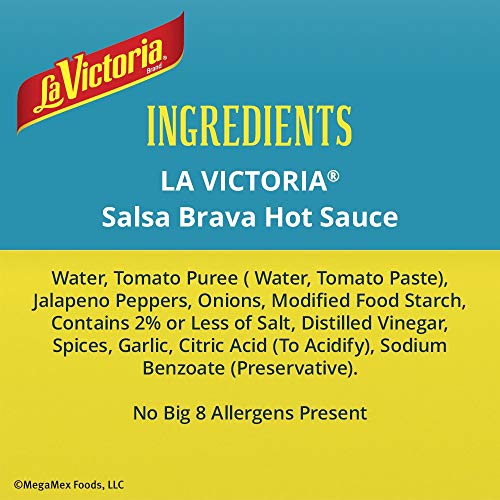 Mild Red Taco Sauce, 8 Ounce Glass Bottles (Pack of 12) Q7958