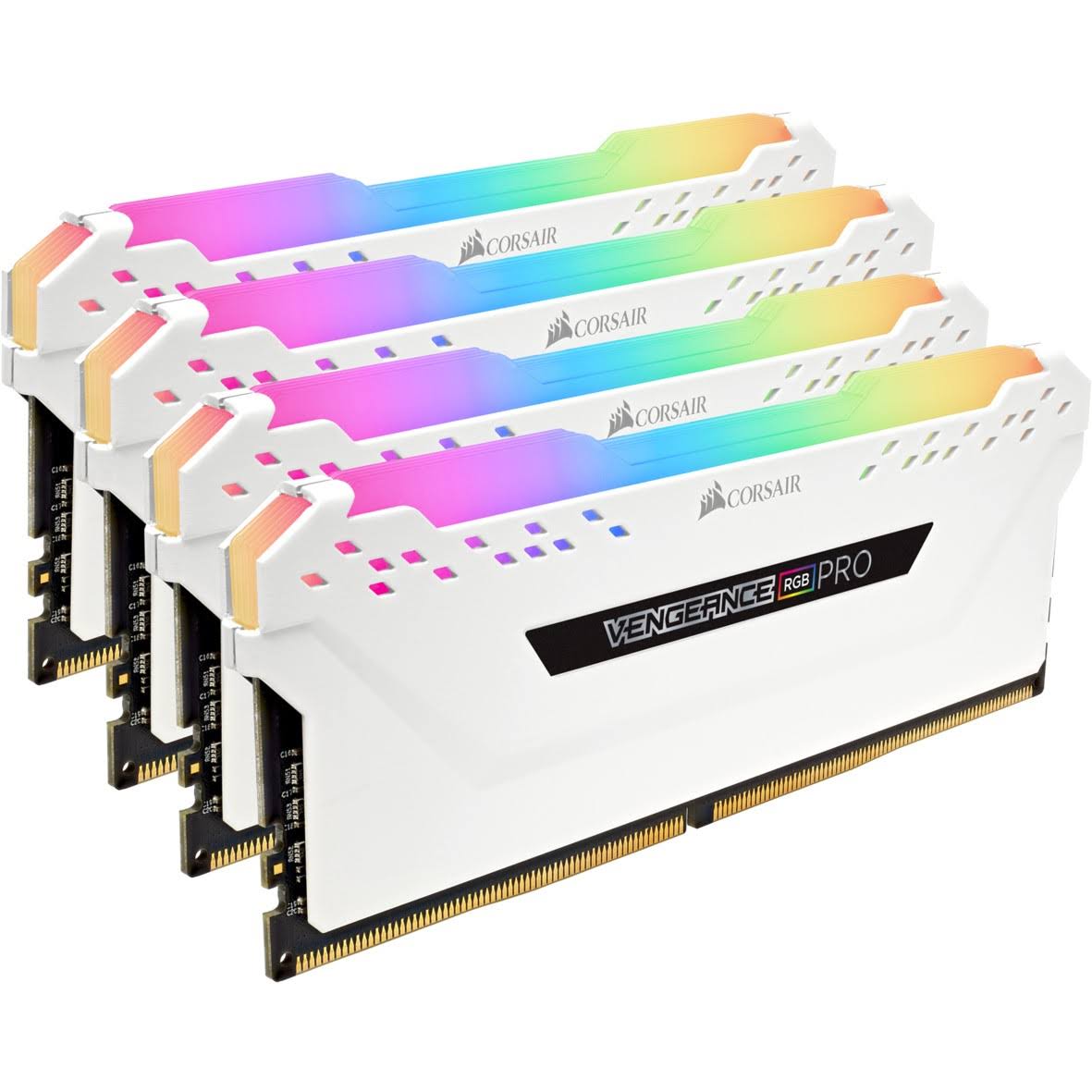 32GB (4x8GB) DDR4 3600MHz C18 LED Desktop Memory White D394114