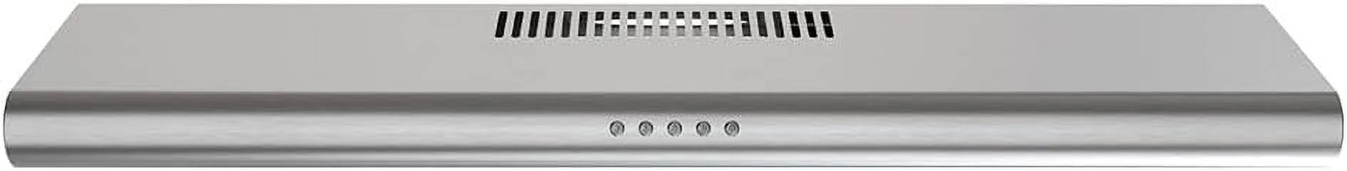 30 in. Ductless Undermount Range Hood in Brushed Stainless Steel with Mesh Filters D1124