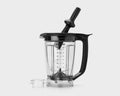 56 oz Clear/Black Pitcher Q43878