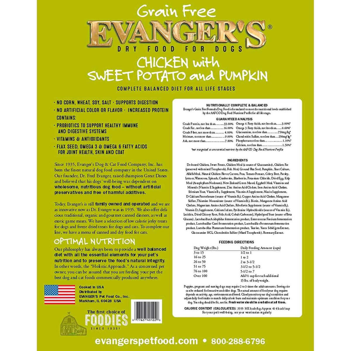 Chicken Sweet Potato & Pumpkin Grain Free Dry Dog Food T84567