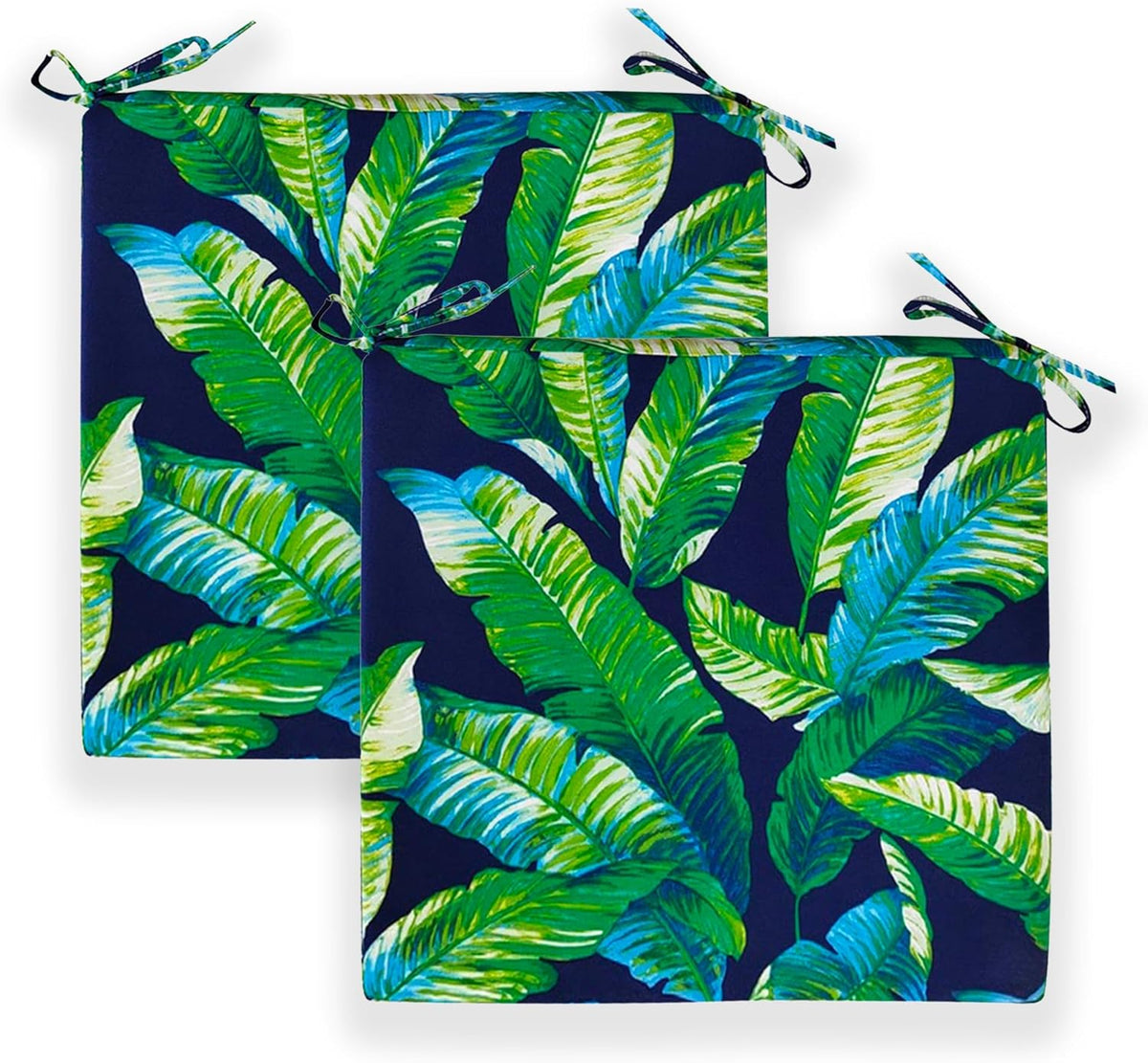 Blue Palms Square Outdoor Chair Pad Set of 2 T109974