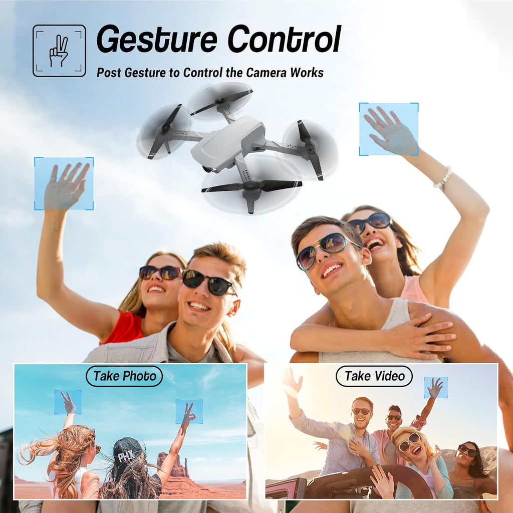 HD 1080P FPV Foldable RC Quadcopter Drone with Camera Q17890