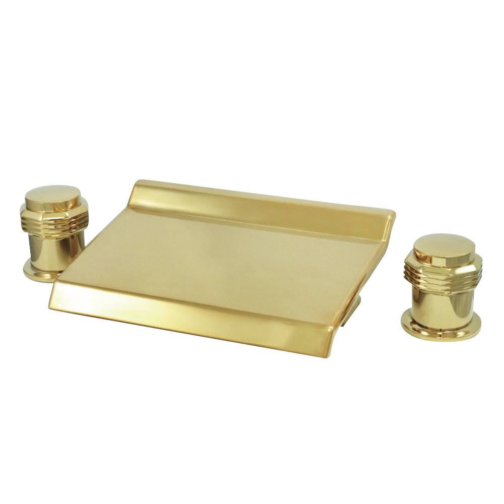 Polished Brass Waterfall Roman Tub Filler Z205880