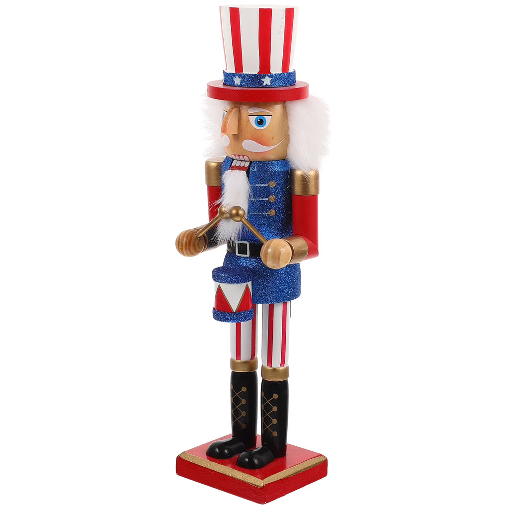 2pcs Nutcracker Doll Walnut Soldier F9508