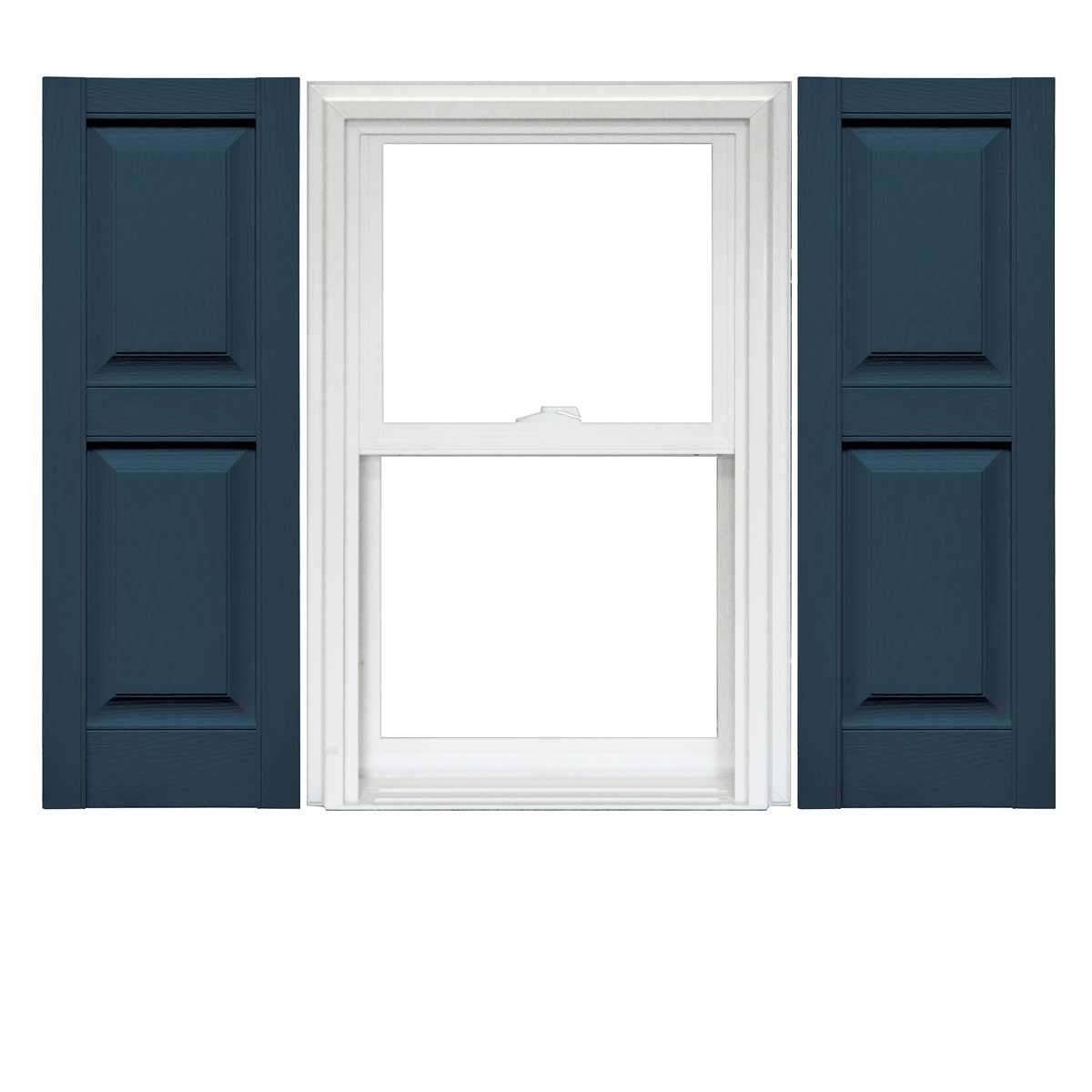 Classic Blue Vinyl Shutters (1 Pair) 14.75 x 75 S937
